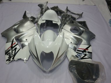 Outlet 1997-2007 Suzuki GSXR 1300 Motorcycle Fairings - Silver White