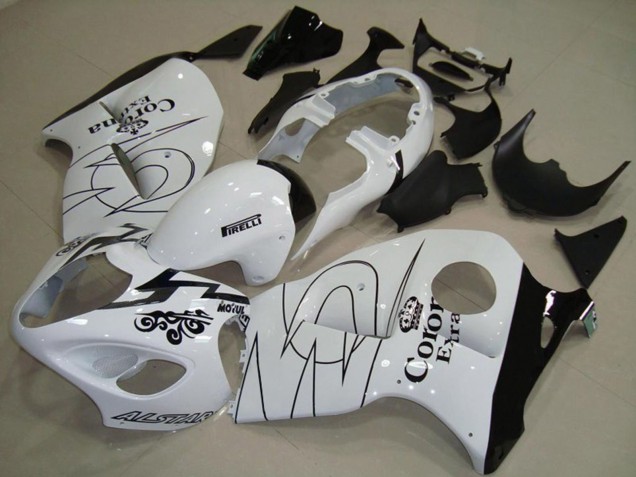 Outlet 1997-2007 Suzuki GSXR 1300 Motorcycle Fairings - White with Green
