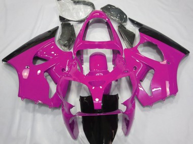 Outlet 2000-2002 Kawasaki ZX6R Motorcycle Fairings - Gloss Pink & Black
