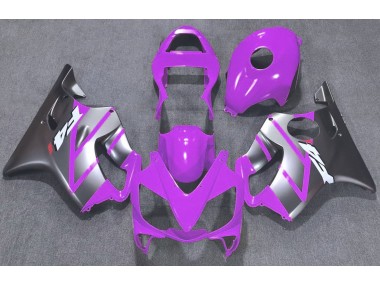 Outlet 2001-2003 Honda CBR600 F4i Motorcycle Fairings - Purple and Matte Silver