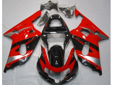 Outlet 2001-2003 Suzuki GSXR 600-750 Motorcycle Fairings - Red OEM Style