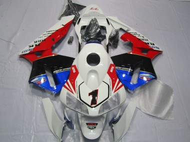 Outlet 2003-2004 Honda CBR600RR Motorcycle Fairings - Red White Black and Blue