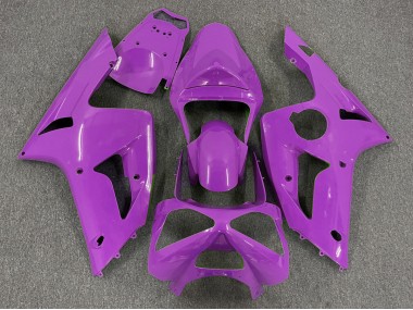 Outlet 2003-2004 Kawasaki ZX6R Motorcycle Fairings - Gloss Magenta Plain
