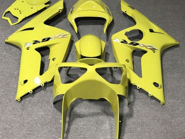 Outlet 2003-2004 Kawasaki ZX6R Motorcycle Fairings - Gloss Yellow