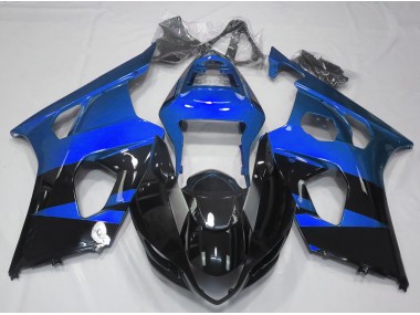 Outlet 2003-2004 Suzuki GSXR 1000 Motorcycle Fairings - Gloss Blue & Black