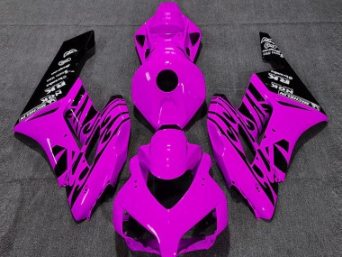 Outlet 2004-2005 Honda CBR1000RR Motorcycle Fairings - Gloss Pink Flame