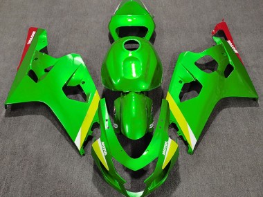 Outlet 2004-2005 Suzuki GSXR 600-750 Motorcycle Fairings - Gloss Green
