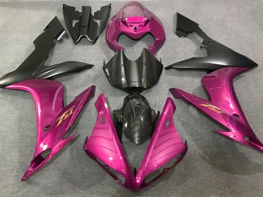 Outlet 2004-2006 Yamaha R1 Motorcycle Fairings - Hot Pink and Carbon Style
