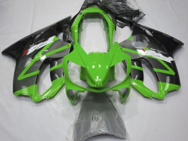 Outlet 2004-2007 Honda CBR600 F4i Motorcycle Fairings - Gloss Green & Grey