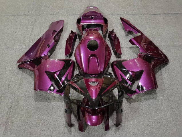 Outlet 2005-2006 Honda CBR600RR Motorcycle Fairings - Metallic Purple & Black Decal