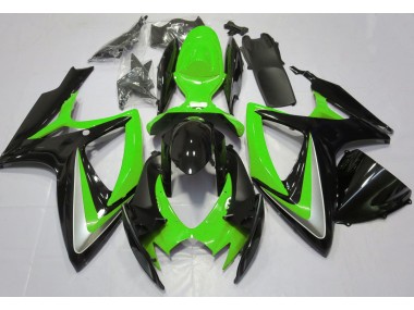 Outlet 2006-2007 Suzuki GSXR 600-750 Motorcycle Fairings - Gloss Green Debadged
