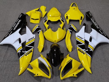 Outlet 2006-2007 Yamaha R6 Motorcycle Fairings - Yellow OEM Style