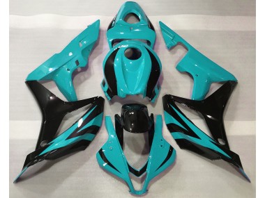 Outlet 2007-2008 Honda CBR600RR Motorcycle Fairings - Cyan OEM Style