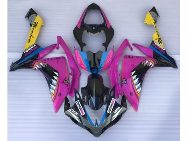 Outlet 2007-2008 Yamaha R1 Motorcycle Fairings - Pink Shark