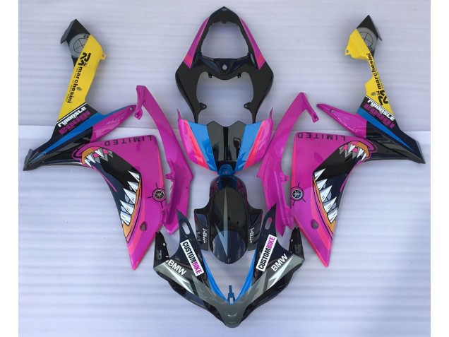 Outlet 2007-2008 Yamaha R1 Motorcycle Fairings - Pink Shark