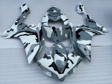 Outlet 2007-2008 Yamaha R1 Motorcycle Fairings - Snow Camp
