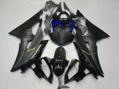 Outlet 2008-2016 Yamaha R6 Motorcycle Fairings - Matte and Blue