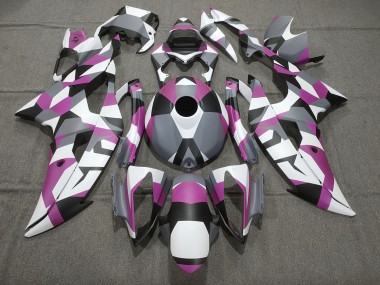 Outlet 2008-2016 Yamaha R6 Motorcycle Fairings - Pink Camo Plain