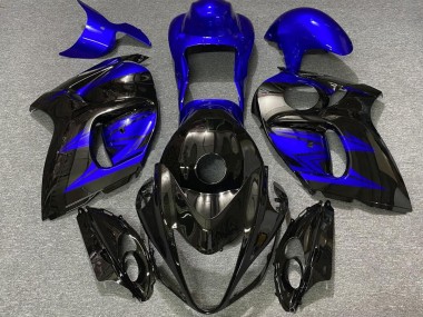 Outlet 2008-2019 Suzuki GSXR 1300 Motorcycle Fairings - Gloss Black and Deep Blue