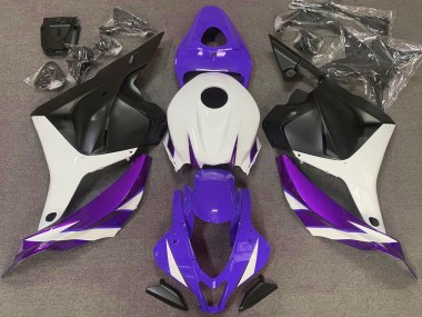 Outlet 2009-2012 Honda CBR600RR Motorcycle Fairings - Gloss Purple White and Violet