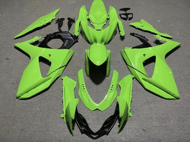 Outlet 2009-2016 Suzuki GSXR 1000 Motorcycle Fairings - High Gloss Green
