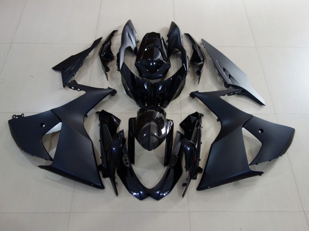 Outlet 2009-2016 Suzuki GSXR 1000 Motorcycle Fairings - Matte Black and Gloss Black
