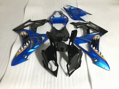Outlet 2009-2018 BMW S1000RR Motorcycle Fairings - Blue Shark