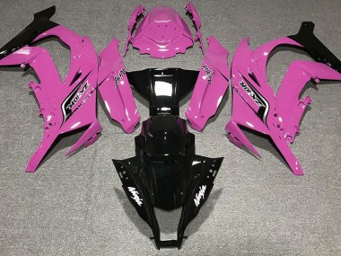 Outlet 2011-2015 Kawasaki ZX10R Motorcycle Fairings - Gloss Pink & Logos