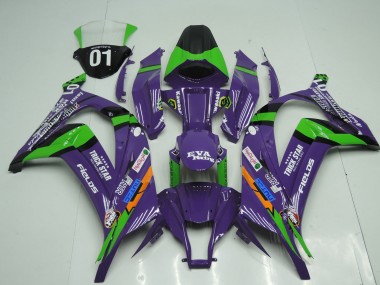 Outlet 2011-2015 Kawasaki ZX10R Motorcycle Fairings - OEM Style Purple