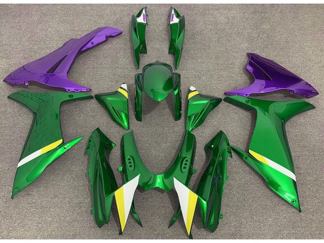 Outlet 2011-2020 Suzuki GSXR 600-750 Motorcycle Fairings - Gloss Green and Purple