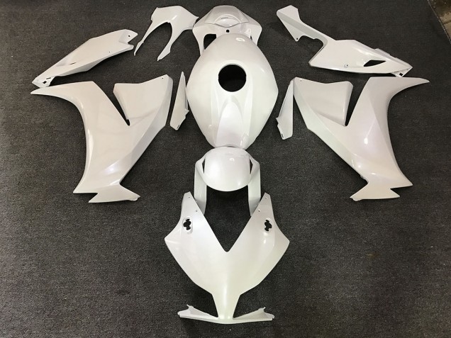Outlet 2012-2016 Honda CBR1000RR Motorcycle Fairings - Pearl White & Logo