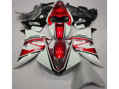 Outlet 2013-2014 Yamaha R1 Motorcycle Fairings - Gloss White and Red