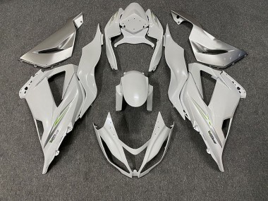 Outlet 2013-2018 Kawasaki ZX6R Motorcycle Fairings - Pearl White