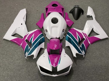 Outlet 2013-2020 Honda CBR600RR Motorcycle Fairings - Pink and Emerald Gloss