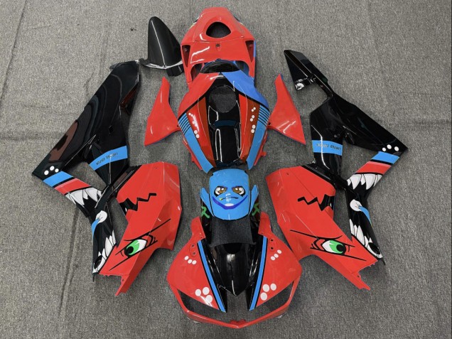 Outlet 2013-2020 Honda CBR600RR Motorcycle Fairings - Red Shark