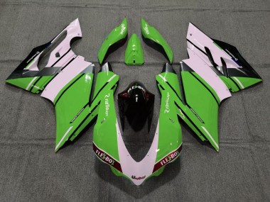 Outlet 2015-2017 Ducati 959 1299 Motorcycle Fairings - Green OEM Style