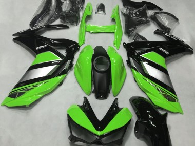 Outlet 2015-2018 Yamaha R3 Motorcycle Fairings - Bright Green Yamalube