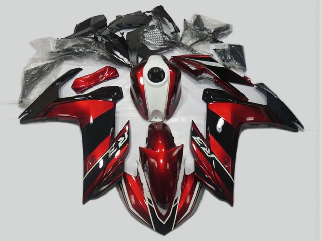 Outlet 2015-2018 Yamaha R3 Motorcycle Fairings - Maroon and Black