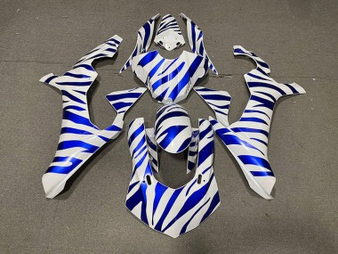 Outlet 2015-2019 Yamaha R1 Motorcycle Fairings - Blue Zebra