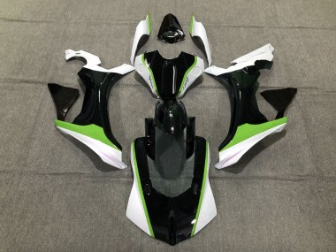 Outlet 2015-2019 Yamaha R1 Motorcycle Fairings - Green Black and White