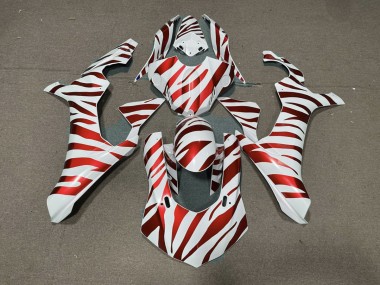 Outlet 2015-2019 Yamaha R1 Motorcycle Fairings - Red Zebra