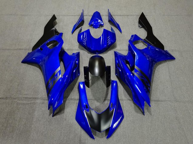 Outlet 2017-2019 Yamaha R6 Motorcycle Fairings - Blue and Black